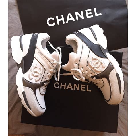 basket chanel femme blanche|basket chanel adidas pharrell.